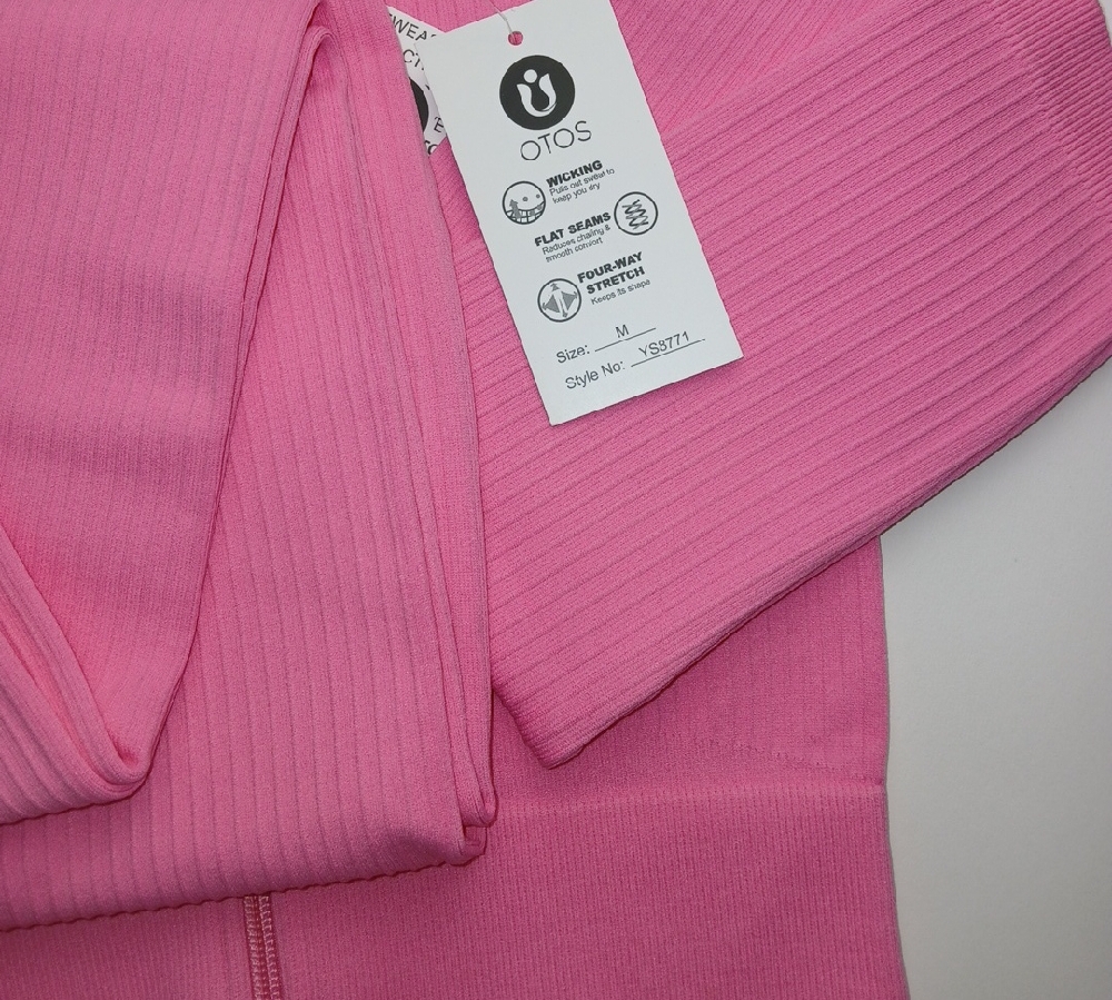 OTOS Pink Ribbed Set - Picture 4 of 8